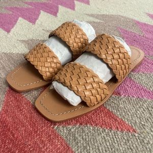 Loeffler Randall Woven Slides - Size 7.5 - Brand New